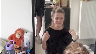 Cuckold girlfriend meets bull for the first time